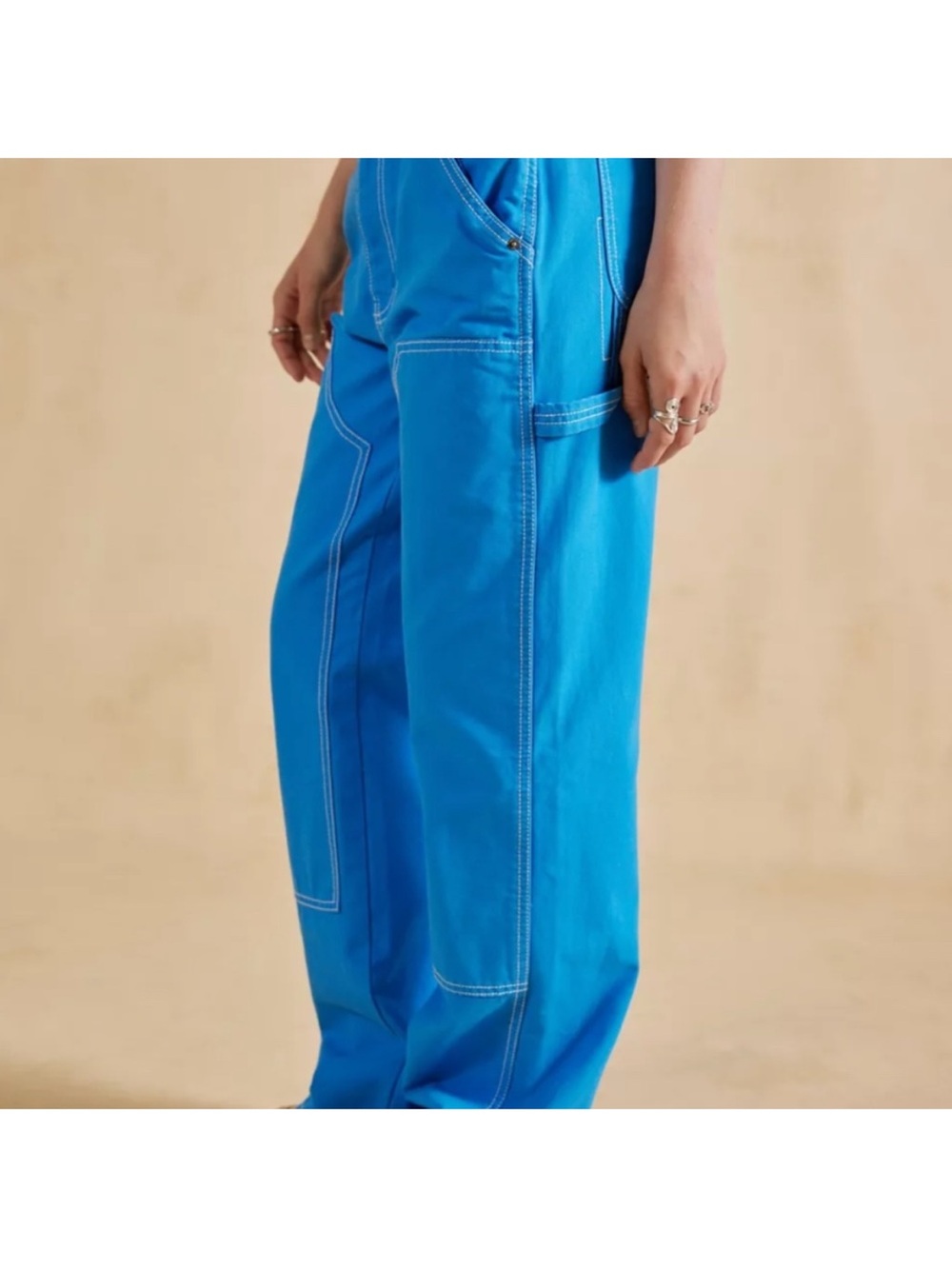 NWT BDG Carpenter Pants Bright Blue 26 - Picture 3 of 12